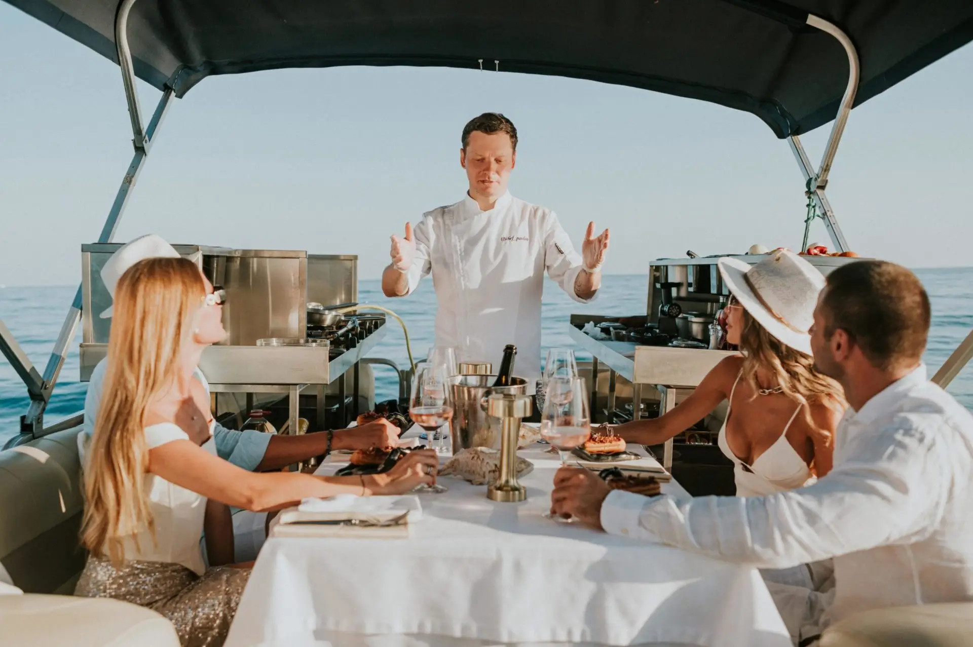 Private Dining an Bord
