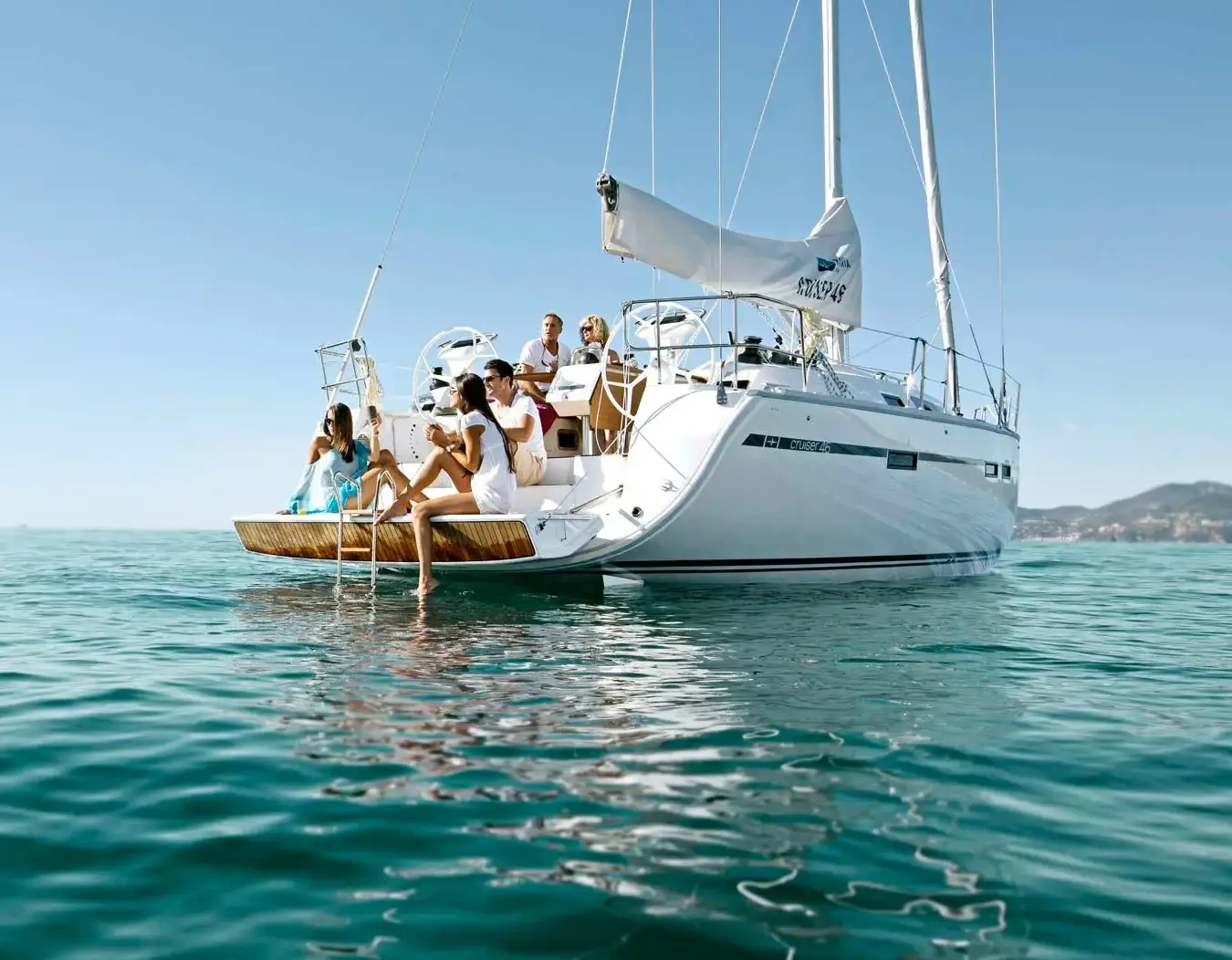Privatyacht vor Sylt