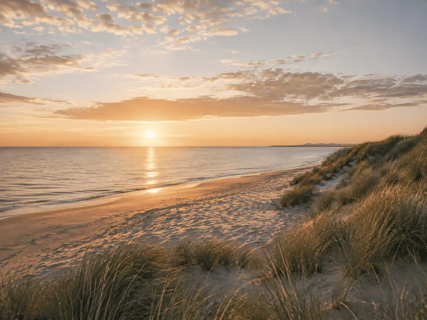Abendlicht über der Ostsee